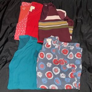 Five Sleeveless Blouses (Loft Outlet)